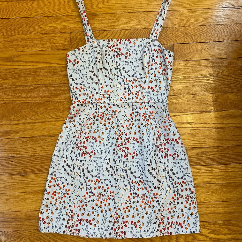 Multicolor Flower Mini Dress